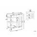 Beliani Carrito de cocina GENOA 80 Gris