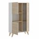 Aparador efecto madera 81 Blanco/ Madera