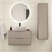 Conjunto de muebles con lavabo individual y columna Ellie 80 Conjunto de muebles con lavabo individual y columna Ellie 80 Beige