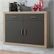 Aparador Nuka 120 Gris Oscuro