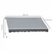 Toldo Manual Retráctil Aluminio, Metal, Poliéster Outsunny 295x245 Crudo