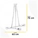 Lámpara de techo BOOMERANG marca ONLI LIGHTING Blanco
