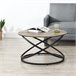 Mesa de centro Dunedin aglomerado metal Madera