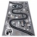 Alfombra FUN Route para niños calle animales 140x190 Gris