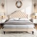 Marco de la cama Beige