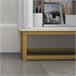 Aparador Auxiliar MDF, Metal HOMCOM, hogar - muebles de comedor 120 Blanco