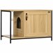 Arenero para Gatos Melamina de Madera, Acero PawHut Marron