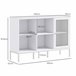 Aparador de Cocina Melamina de Madera HOMCOM Blanco