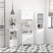 Armario Baño de Pared MDF kleankin, hogar - baño 60 Blanco