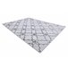 Alfombra MEFE moderna 8504 conducción flores Structural 200x290 Gris