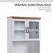 Alacena de Cocina MDF HOMCOM, hogar - cocina 72 Blanco