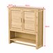 Mueble de pared para baño Tyresö bambú Natural