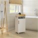 Armario de Baño Melamina de Madera, Haya kleankin Blanco