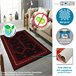Alfombra De 180 X 280Cm 280x180 Blanco