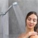 Alcachofa de Ducha Doble con Dispensador 3 en 1 Plateado