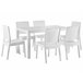 Beliani Conjunto de comedor FOSSANO Blanco