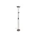 Lámpara de pie CARLA metal con dos focos de led 180cm Inox