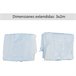 2 Paredes Parte Laterales Tela Oxford Outsunny 295x200 Blanco