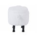 Beliani Puf animal SHEEP Blanco