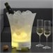 Cubitera LED con Altavoz Recargable Transparente