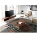 ANGEL CERDA Mueble TV nogal patas acero Nogal