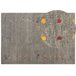 Beliani Alfombra de pelo corto SEYMEN 160x230 Gris