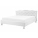 Beliani Cama con almacenaje Piel sintética METZ 212x215 Blanco
