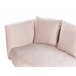 Beliani Chaise longue Terciopelo CHAUMONT Azul Marino
