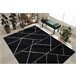 Alfombra EMERALD exclusivo 7543 glamour 80x150 Negro