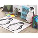 Beliani Alfombra para niños HAJDARABAD Blanco