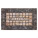 Acomoda Textil – Felpudo de Entrada, Alfombra Rectangular de Goma Gris