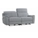 Sofá 3 plazas 2 asientos relax eléctricos JAXON color gris Gris