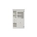 Vitrina 1 puerta de cristal 2 cajones PORTOFINO Blanco