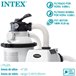 Depuradora de arena INTEX Krystal Clear 5.700 l/h 0,25 hp Depuradora de arena INTEX Krystal Clear 5.700 l/h 0,25 hp Gris
