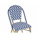 Beliani Conjunto de comedor RIFREDDO Azul Marino
