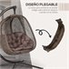 Silla Colgante Acero Marron