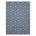 Alfombra de cuerda sisal FLAT 48721/591 Cubos 3D 160x230 Azul