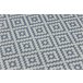 Alfombra de cuerda sisal FLAT 48357/951 Cuadrados 140x200 Gris