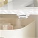 Armario Lavabo con Pie 2 Niveles y 2 Puertas BZR35-W SoBuy Blanco