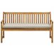 Beliani Banco Madera de acacia con certificado FSC® VIVARA 160x61 Azul Marino