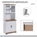 Alacena de Cocina MDF HOMCOM, hogar - cocina 72 Blanco