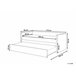 Beliani Cama con somier Bouclé TROYES 99x213 Beige
