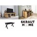 Conjunto Muebles de Salón, Mesa, Aparador, Mueble TV Roble