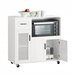 Aparador de Cocina para Microondas con Ruedas SoBuy FSB78-W 40 Blanco