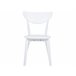 Beliani Conjunto de comedor ROXBY Blanco