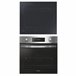 Conjunto de placa ind. y horno pirolítico CANDY PCI26PCxCI633C Negro