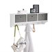 Moderna estantería de Pared FRG282-W SoBuy Blanco