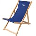 Tumbona plegable de madera Aktive Azul