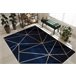 Alfombra EMERALD exclusivo 1013 glamour 120x170 Azul