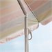 Aktive Sombrilla de playa inclinable rayas UV50 Multicolor